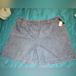 Essentials by Maggie plus size jean shorts